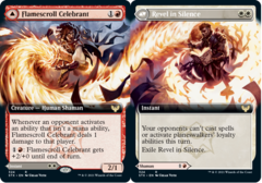 Flamescroll Celebrant // Revel in Silence (324) (Extended Art) - Foil